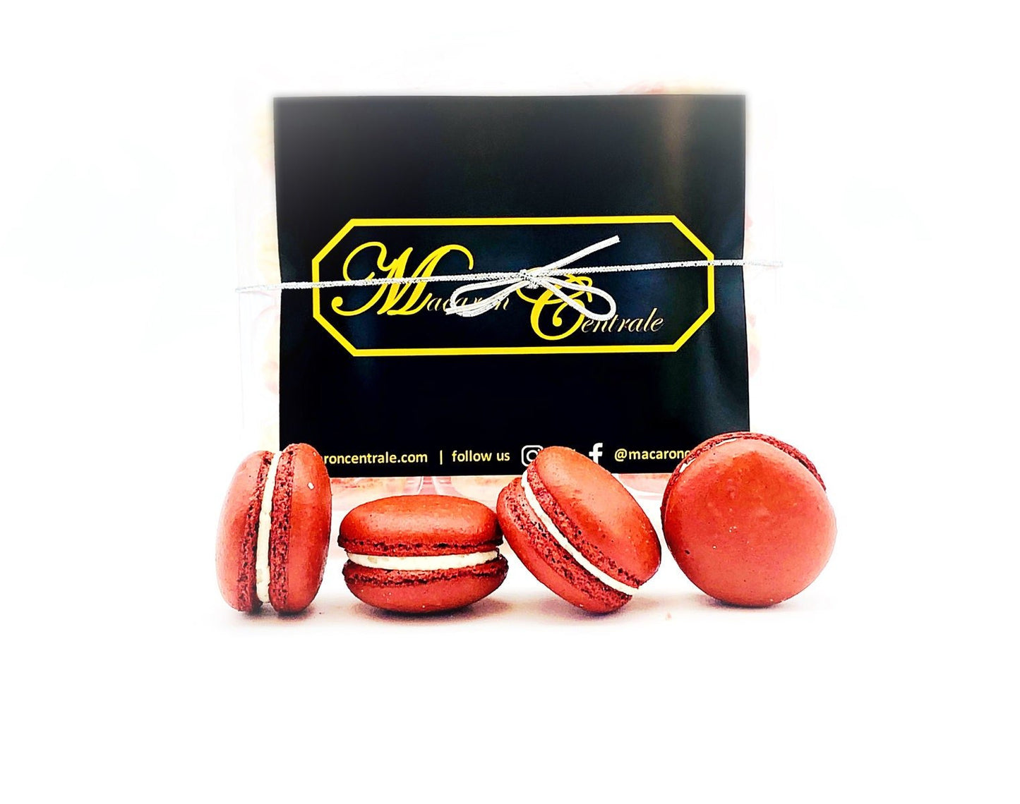 12 Value Pack | Red Pallet Macaron Option | Great addition to your cake or celebratory events. - Macaron CentraleStrawberry