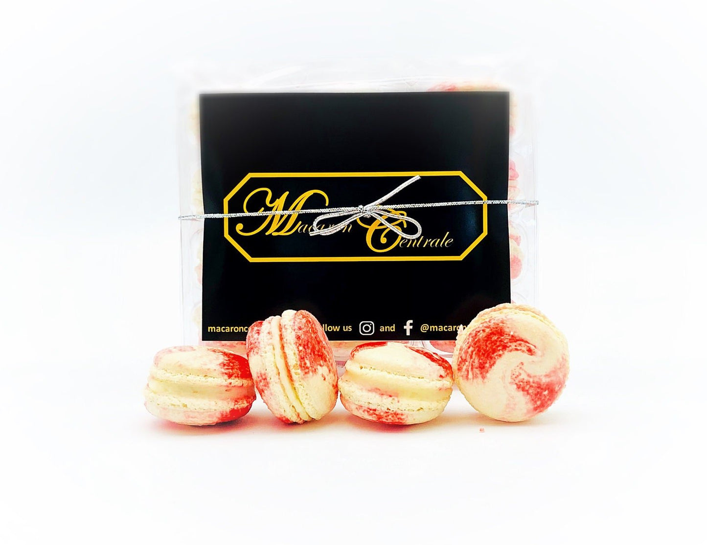 12 Value Pack | Red Pallet Macaron Option | Great addition to your cake or celebratory events. - Macaron CentraleStrawberry