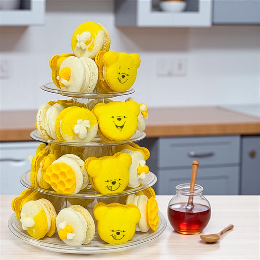 The Ultimate Pooh'n Bees Tower – Sweet & Stylish! - Macaron Tower Included