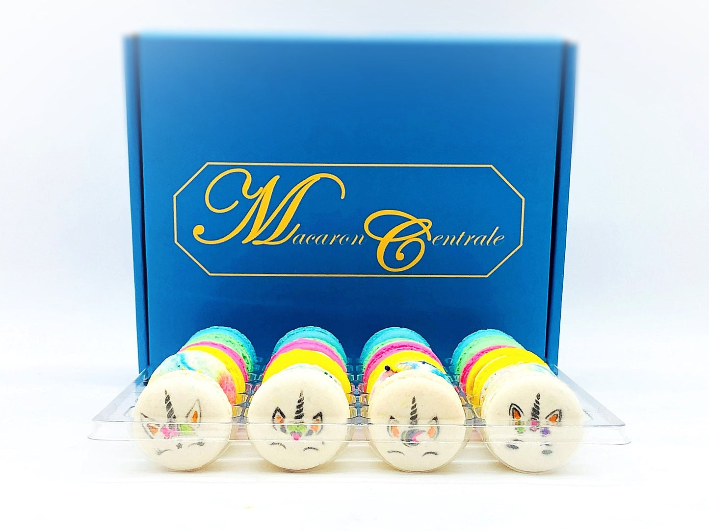 24 Pack Assorted Macaron, The Unicorn Set #1 | Great for any party, celebration. - Macaron Centrale