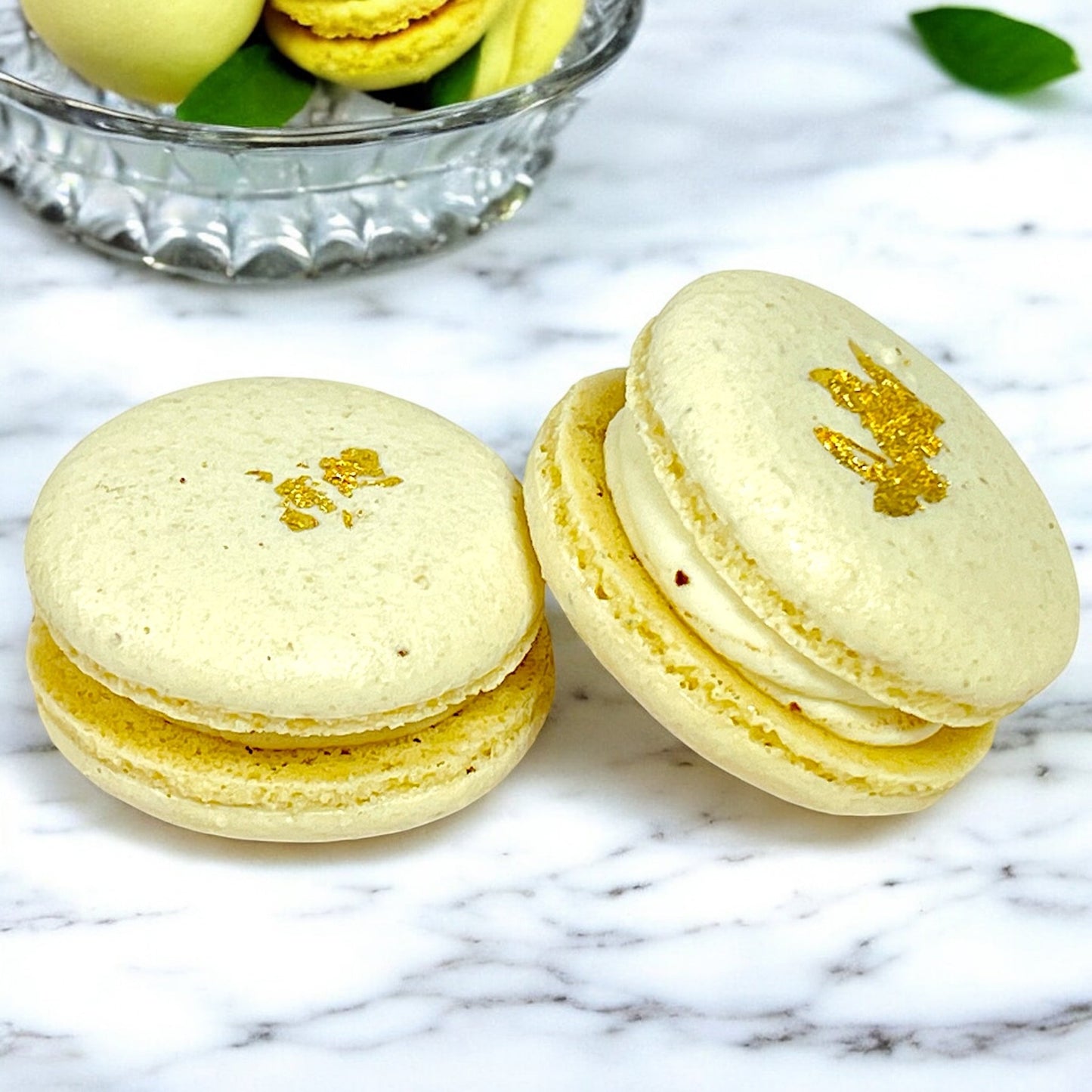 24K Elegance Vegan Macarons - Macaron Centrale4 Pack