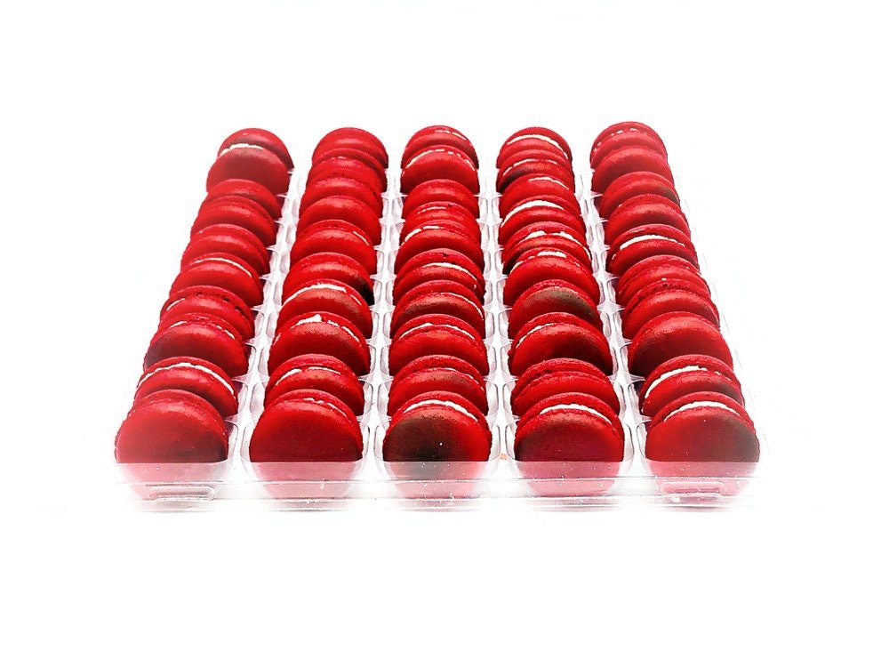 50 Pack Apple Cinnamon French Macaron Value Pack - Macaron Centrale