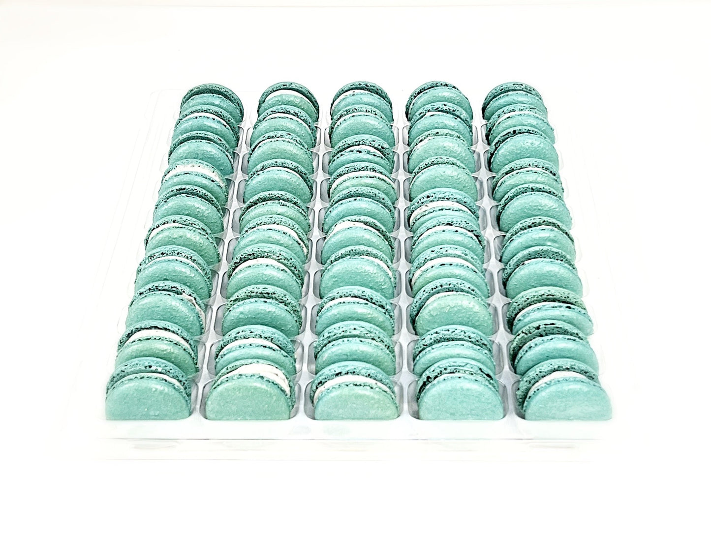 50 Pack Blackberry Lavender French Macaron Value Pack - Macaron Centrale