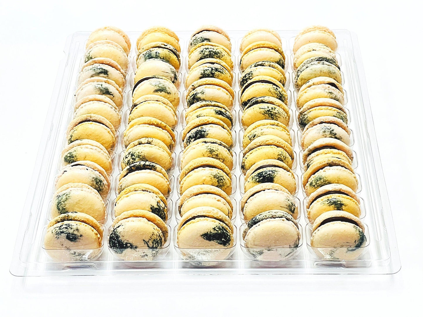 50 Pack Chocolate Agave French Macaron Value Pack - Macaron Centrale