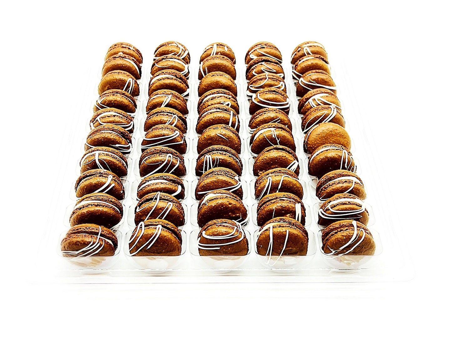 50 Pack Chocolate Overload French Macaron Value Pack - Macaron Centrale