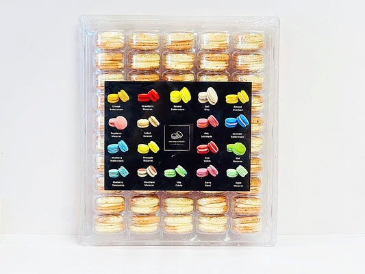 50 Pack Churros French Macarons Value Pack - Macaron Centrale