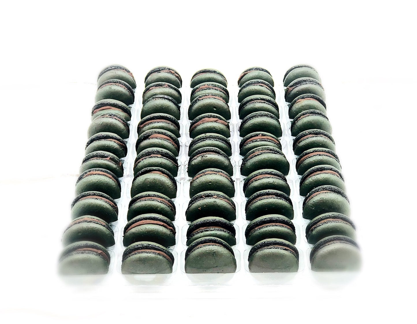 50 Pack Espresso French Macaron Value Pack - Macaron Centrale