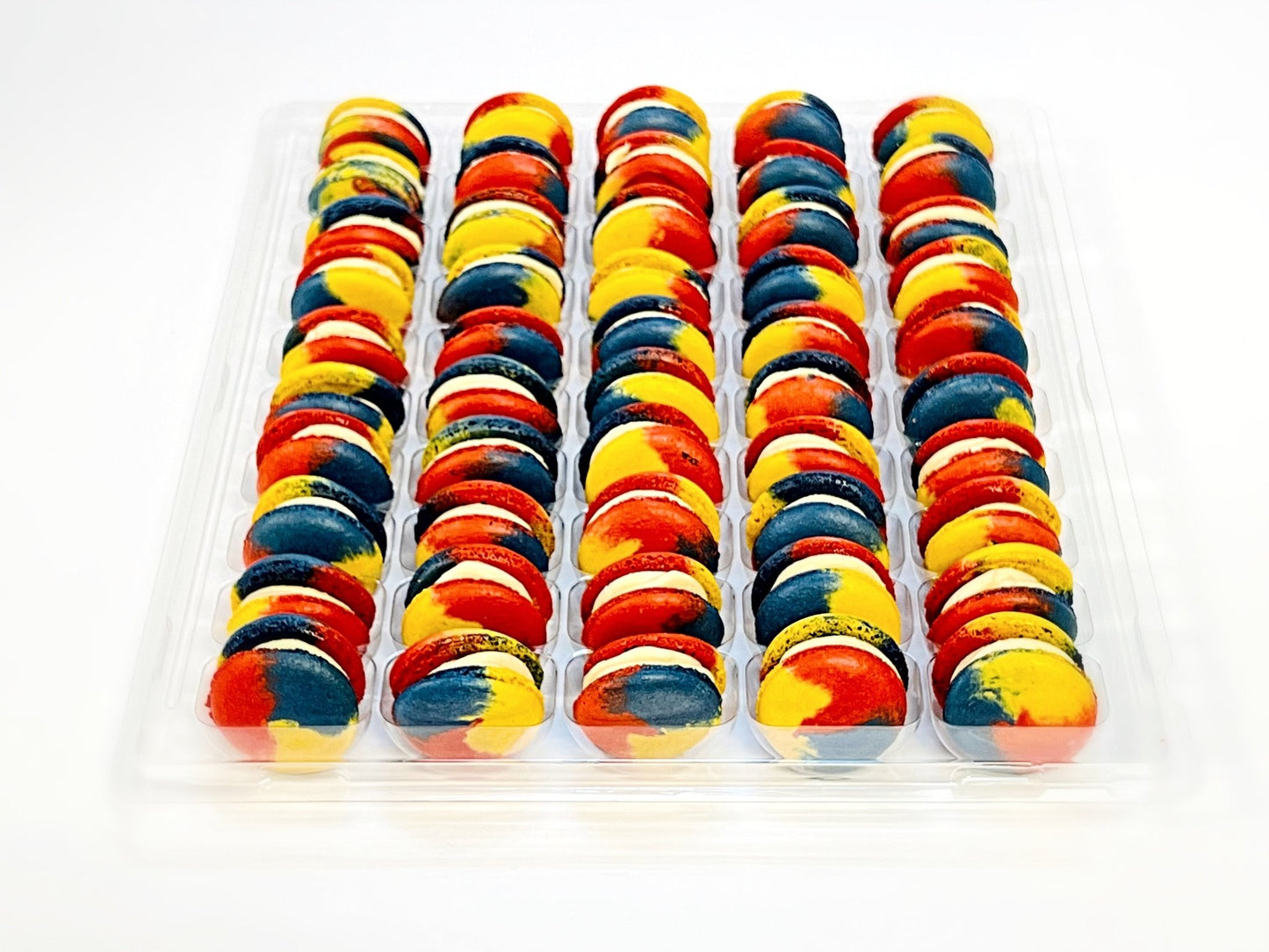 50 Pack Monster Cookies French Macaron Value Pack | Sesame Street Inspired French Cookies - Macaron Centrale