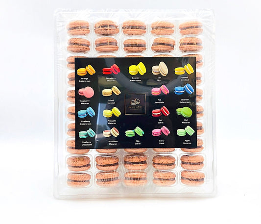 50 Pack Nutella French Macaron Value Pack - Macaron Centrale