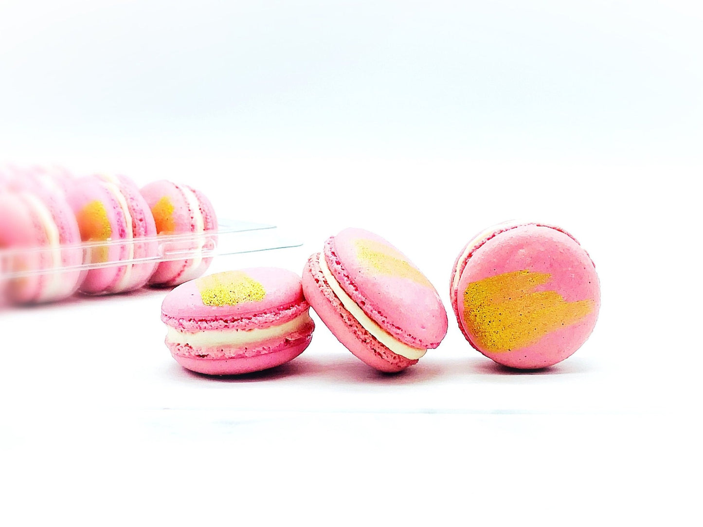 50 Pack Rosewater French Macaron Value Pack - Macaron Centrale
