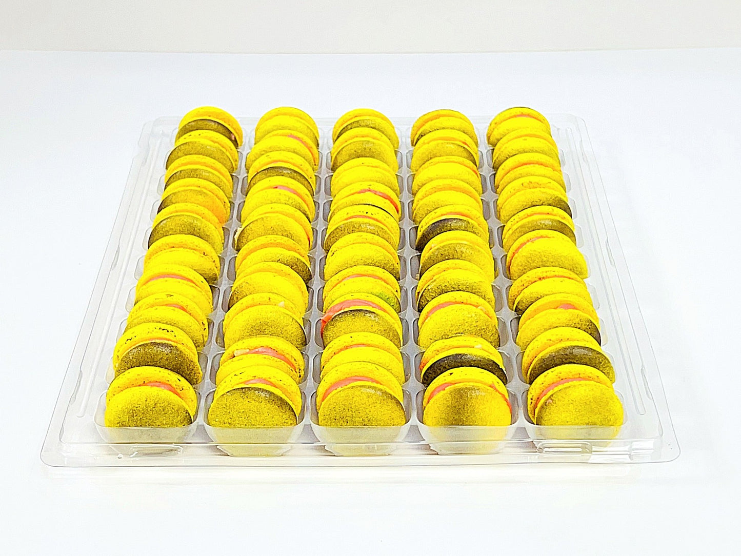 50 Pack Strawberry Kheer French Macaron Value Pack - Macaron Centrale