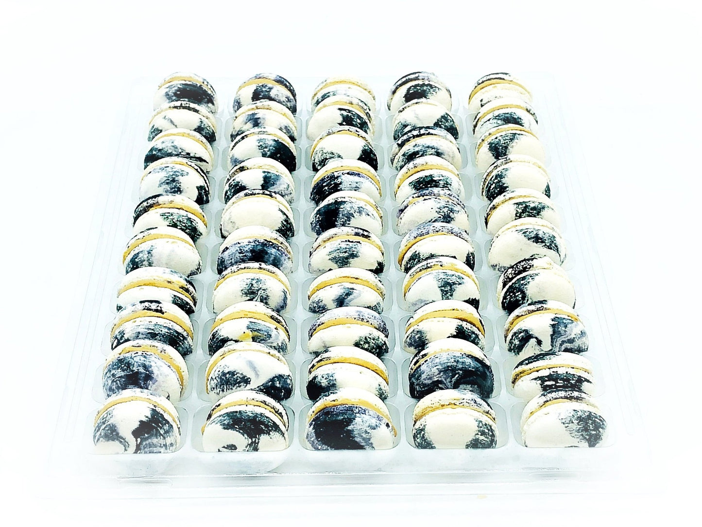 50 Pack Thai Latte French Macaron Value Pack - Macaron Centrale