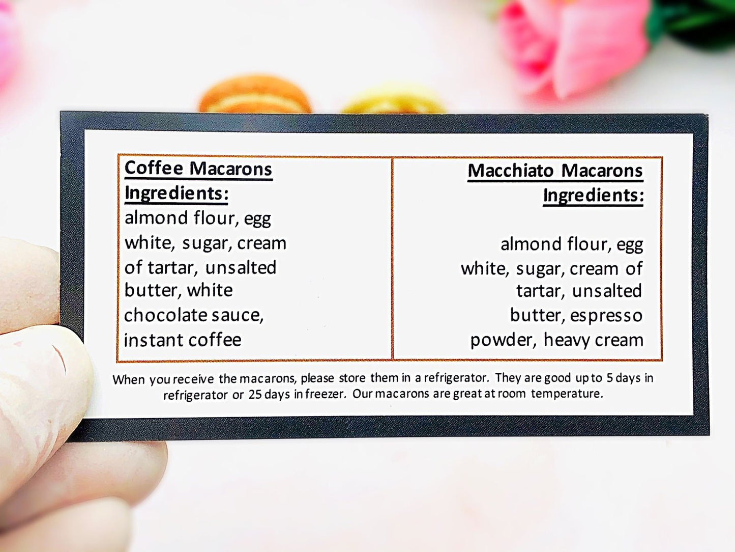 6 Coffee & Macchiato Macarons Value Pack - Macaron Centrale
