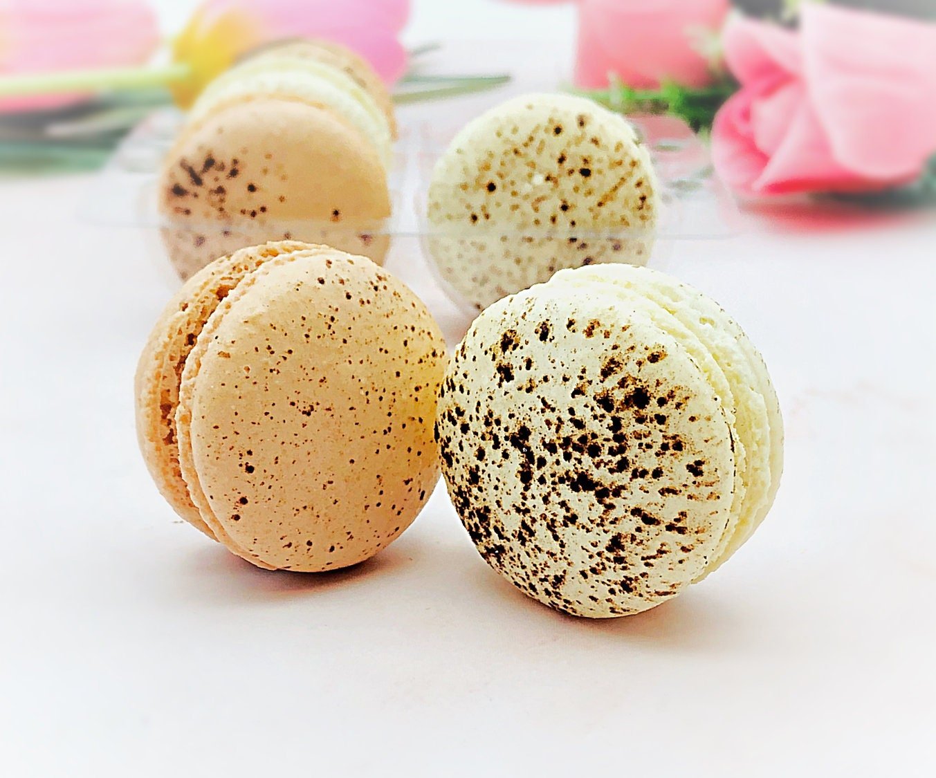 6 Nutella & White Chocolate Macarons Value Pack - Macaron Centrale