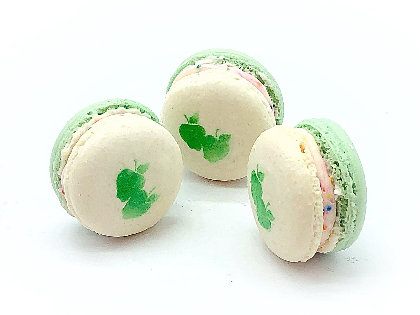 6 Pack Apple Sundae French Macarons - Macaron Centrale
