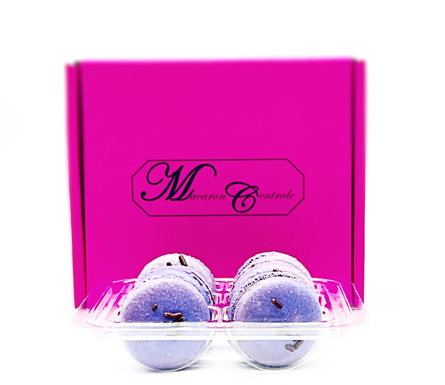 6 Pack Chocolate Beet French Macarons - Macaron Centrale