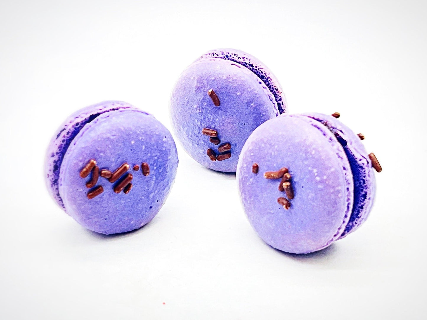 6 Pack Chocolate Beet French Macarons - Macaron Centrale