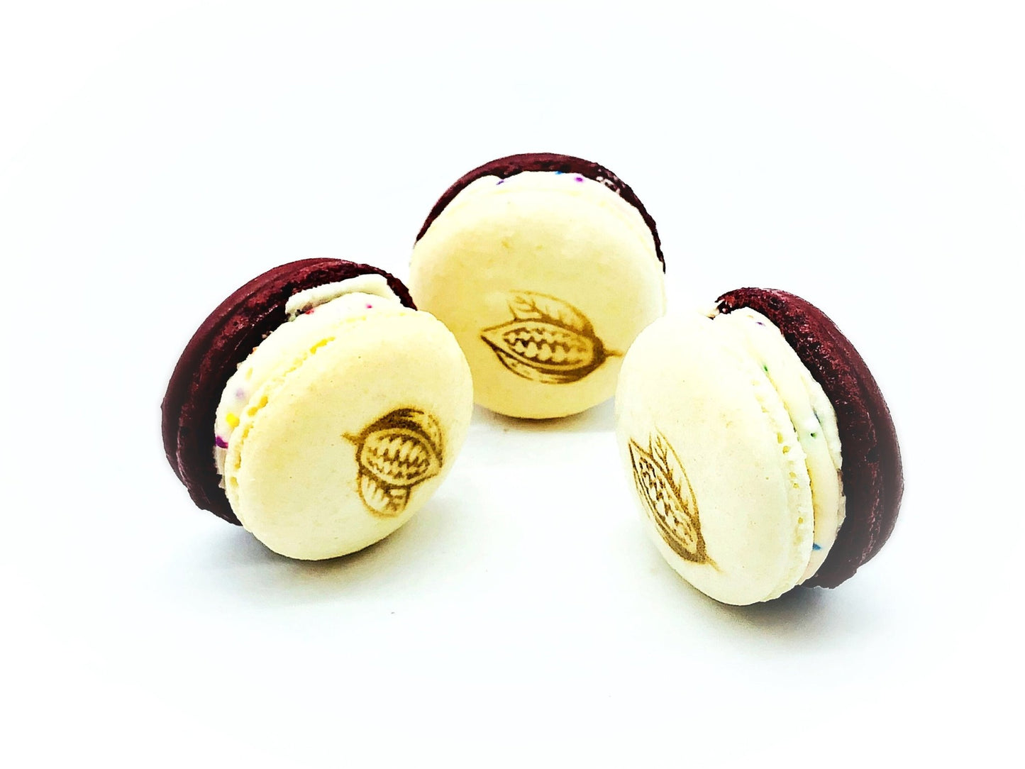 6 Pack Chocolate Sundae French Macarons - Macaron Centrale