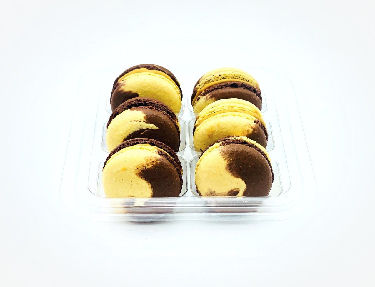 6 Pack dulce de leche macarons - Macaron Centrale