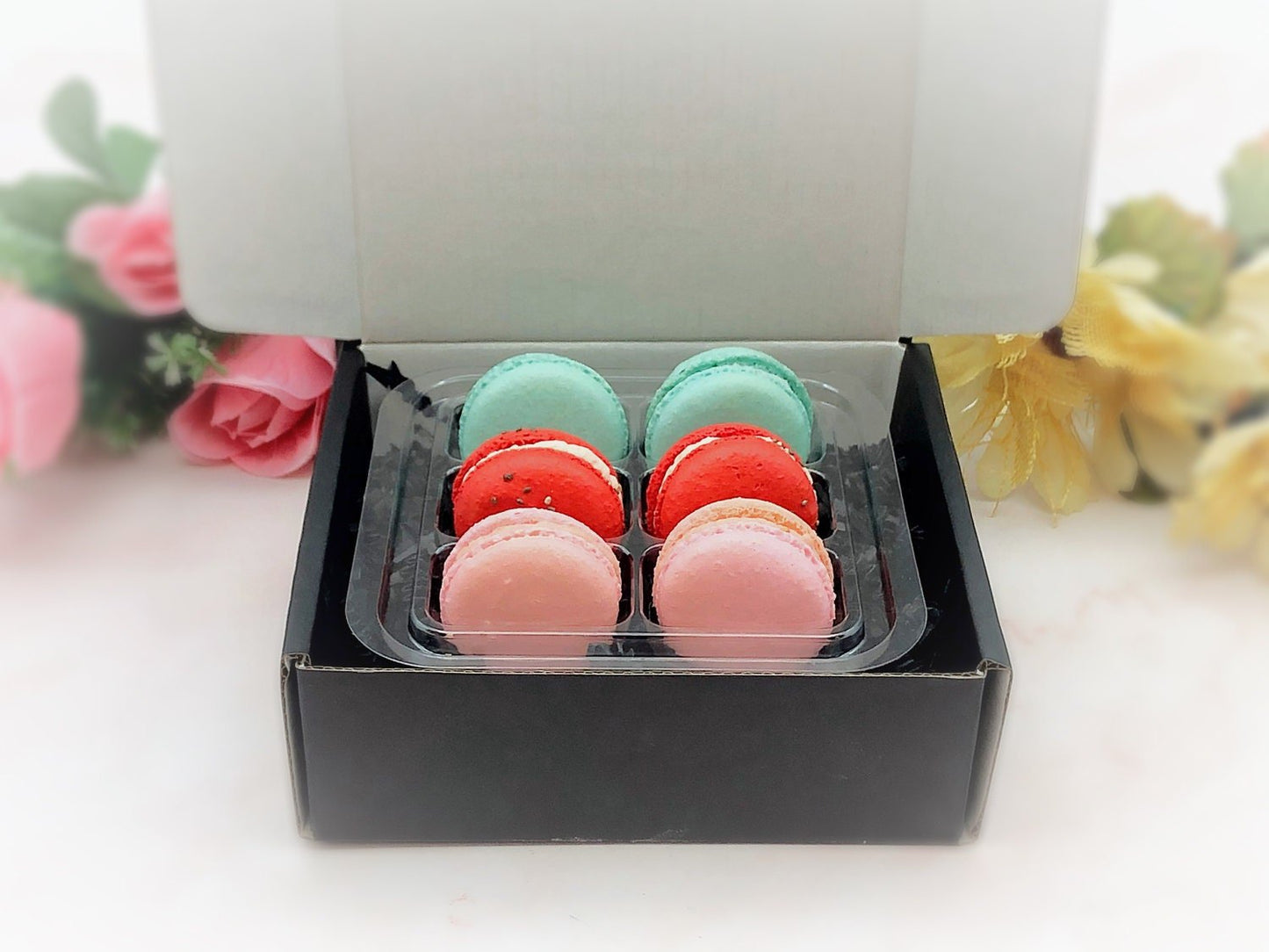 6 Pack Happy Birthday Macaron Set | a perfect gift for the birthday occasion - Macaron CentraleBerries Set