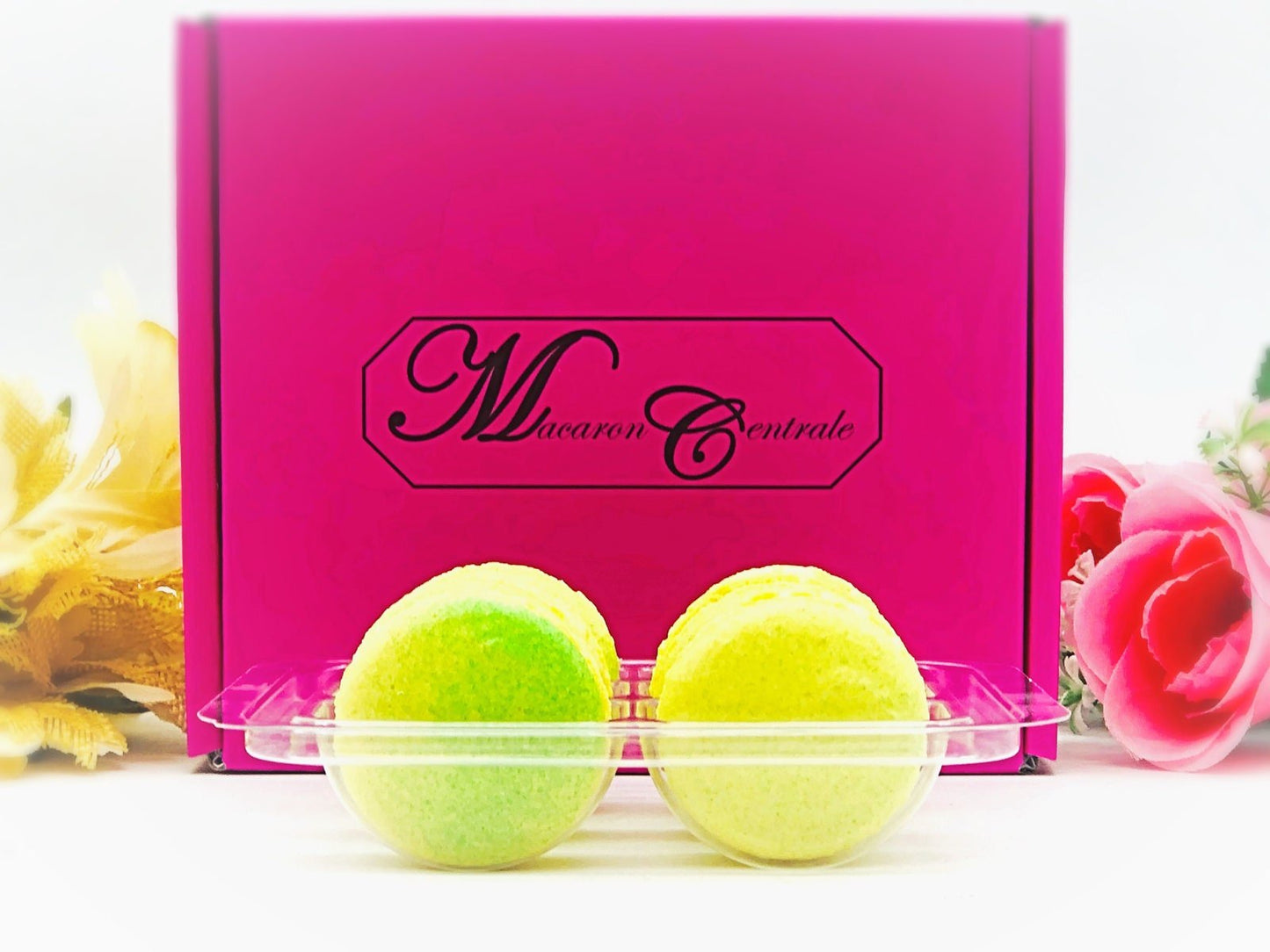 6 Pack jackfruit macarons | ideal for celebratory events. - Macaron Centrale