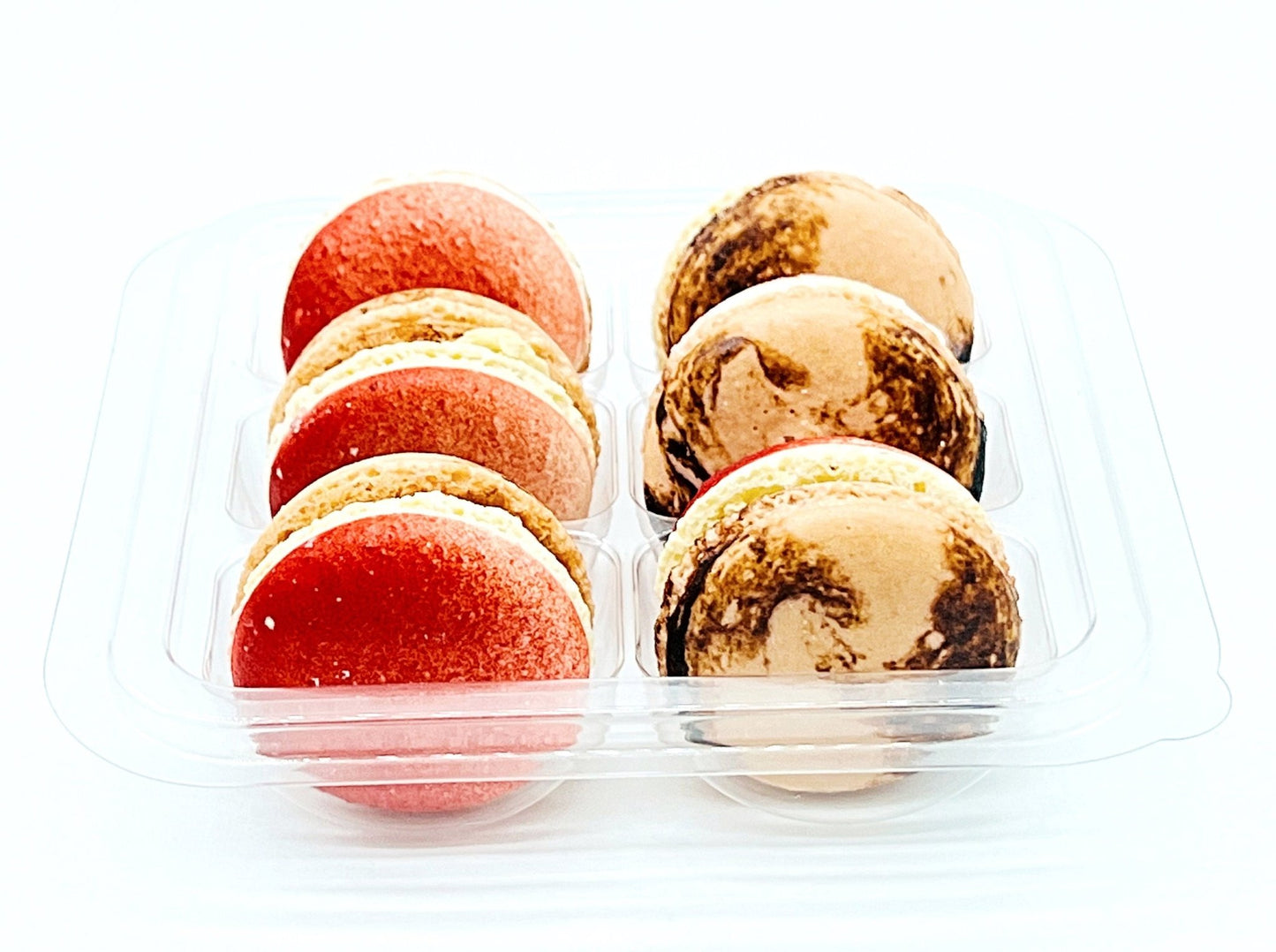 6 Pack Lychee - Colombian Coffee French Macarons - Macaron Centrale6 Pack