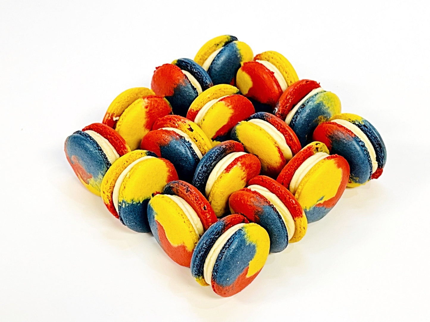 6 Pack Monster Cookie French Macarons | Sesame Street Inspired French Cookies - Macaron Centrale6 Pack