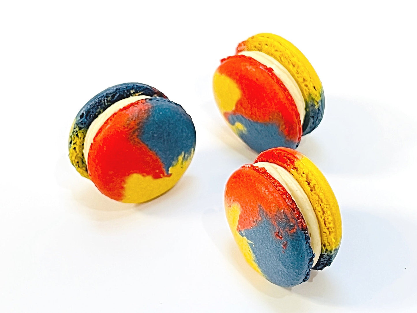6 Pack Monster Cookie French Macarons | Sesame Street Inspired French Cookies - Macaron Centrale6 Pack
