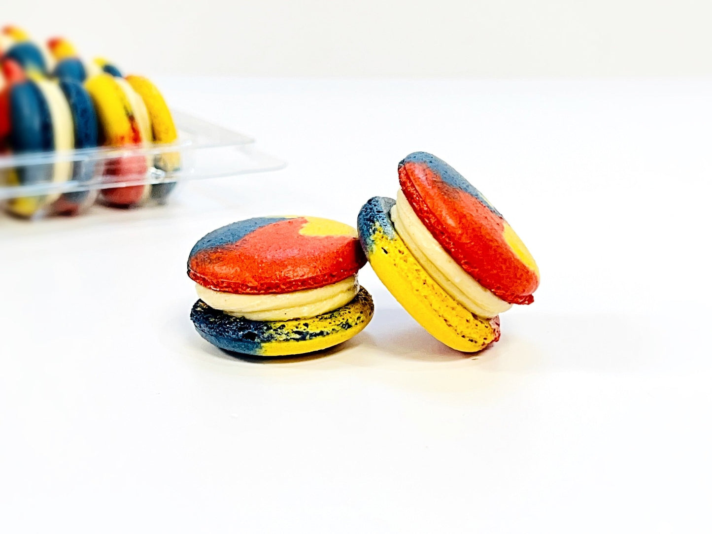 6 Pack Monster Cookie French Macarons | Sesame Street Inspired French Cookies - Macaron Centrale6 Pack