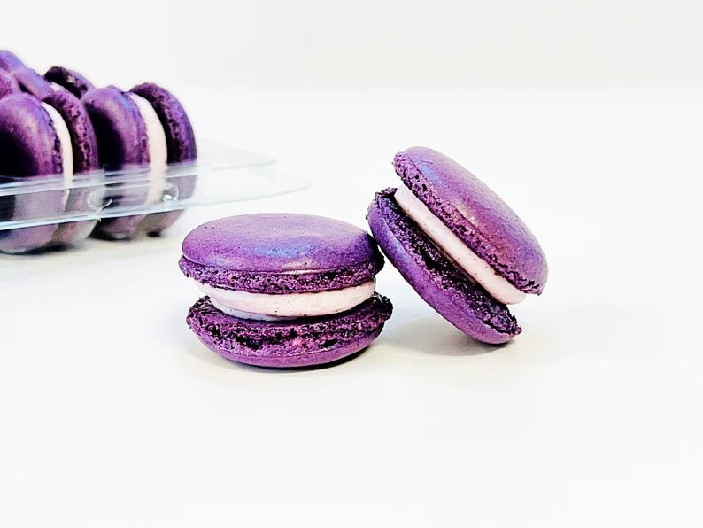 6 Pack | Purple Velvet (Lingonberry) French Macarons - Macaron Centrale