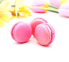 6 Pack raspberry French macarons