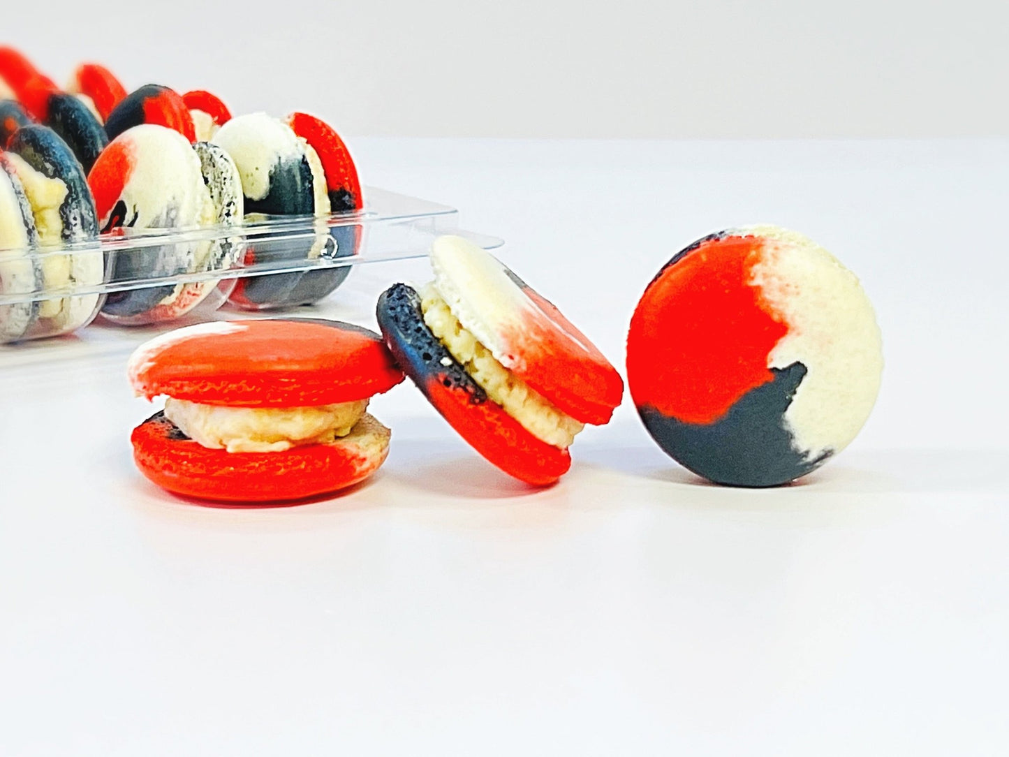 6 Pack Rice Krispies French Macarons | Mickey Inspired French Cookies - Macaron Centrale6 Pack