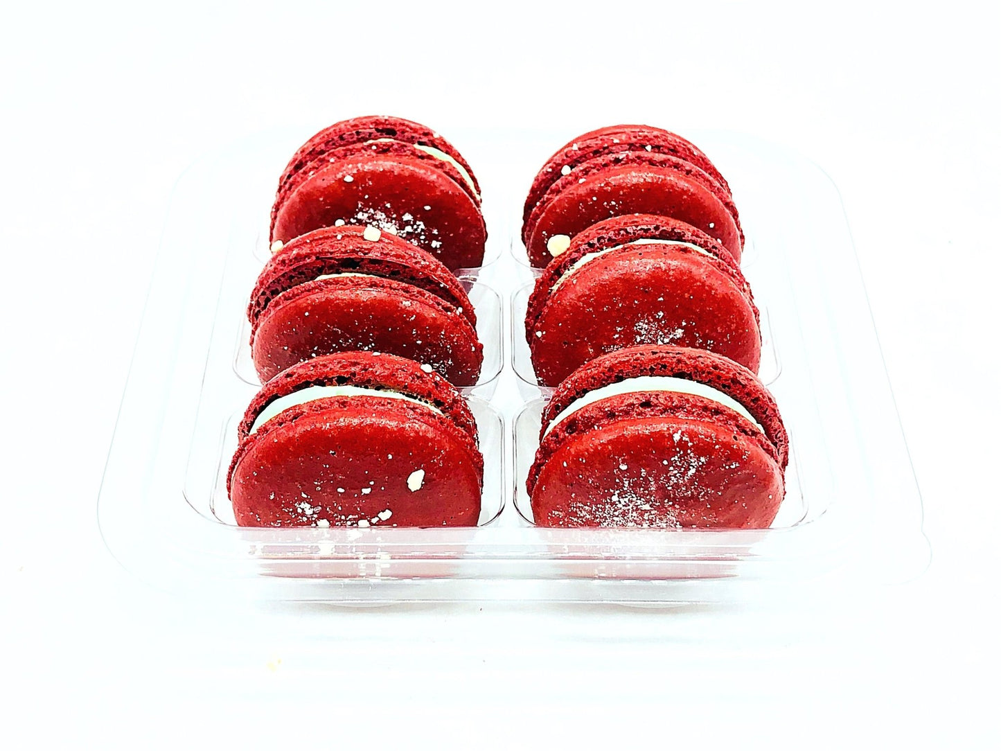 6 Pack White Chocolate - Kiwi Macarons - Macaron Centrale