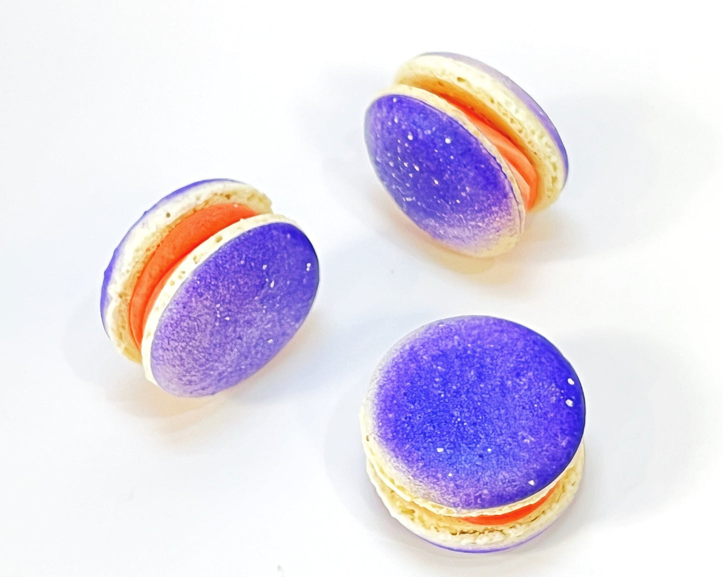 6 Pack Zesty Orange Grape French Macaron - Macaron Centrale