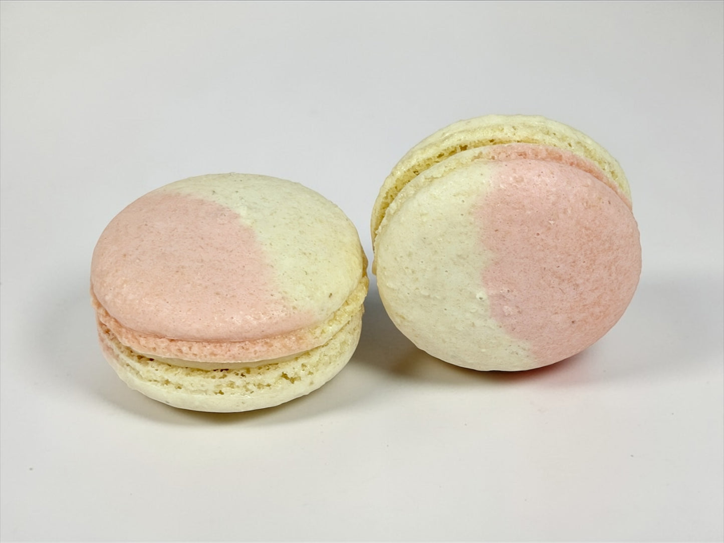 All Natural White Chocolate Berries Vegan Macarons