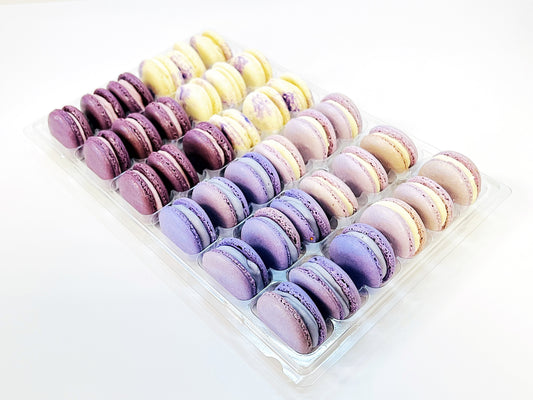 Purple Vibe: A Flavorful Quartet of French Macarons in One Set | 36 Pack
