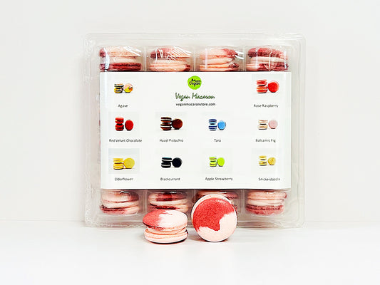 Wholesale Wildberry Vegan Macarons | Available in 24 & 48 Pack | A great addition for your bakery establishment or your next party