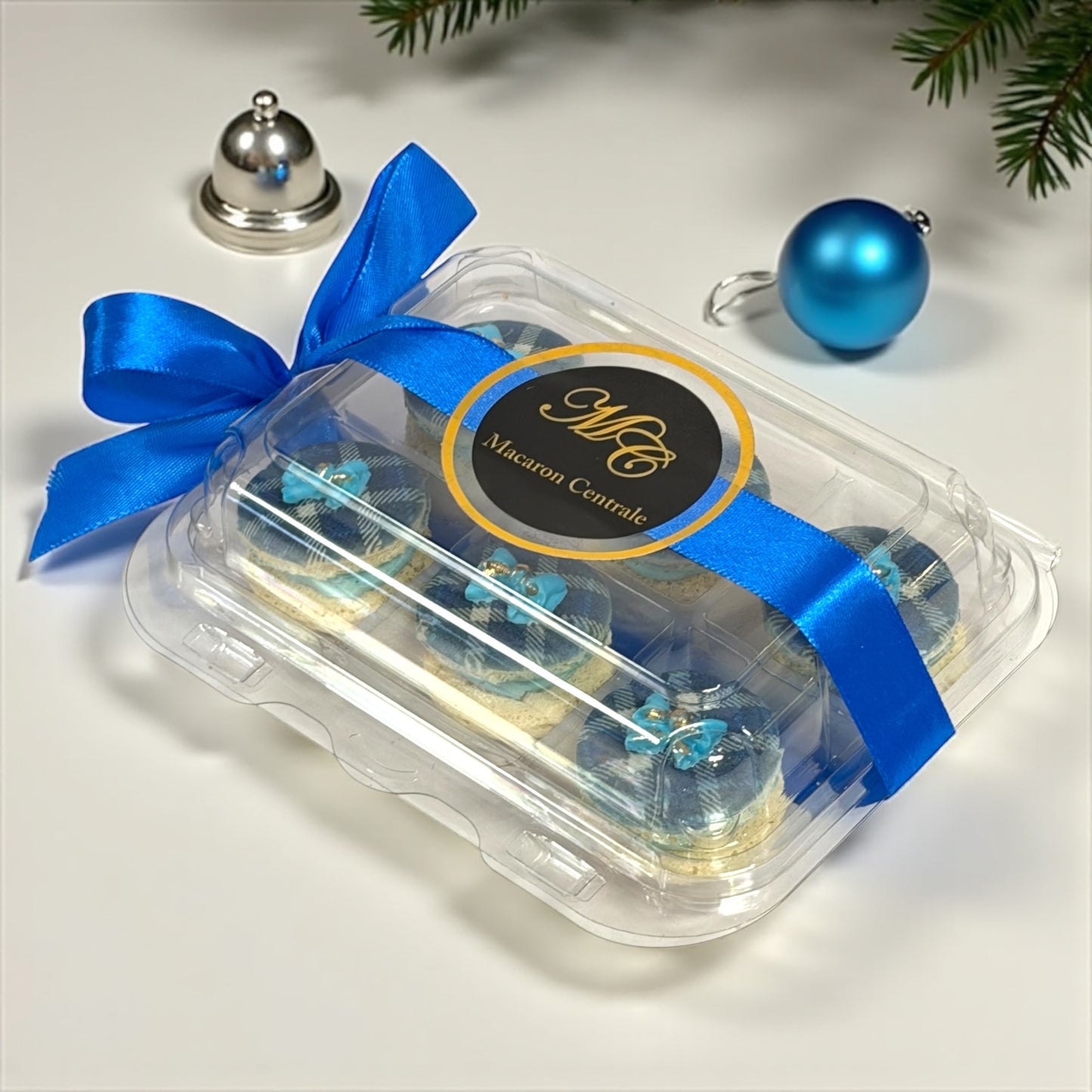 Blue Noel Holiday Macarons | Season of Joy Macaron Collection
