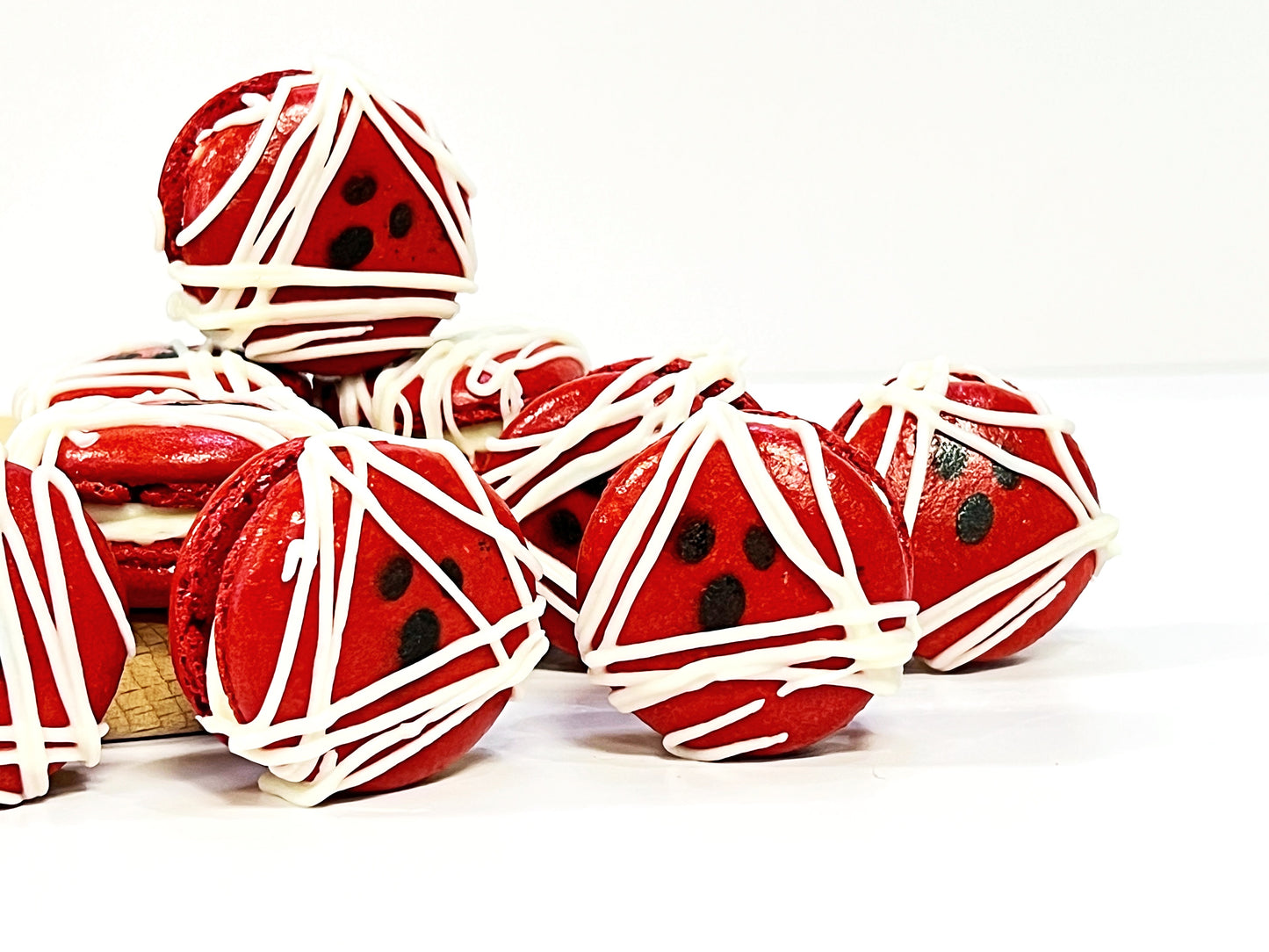 Mummy French Macarons (Red) | Available in 6, 12 or 24 Pack