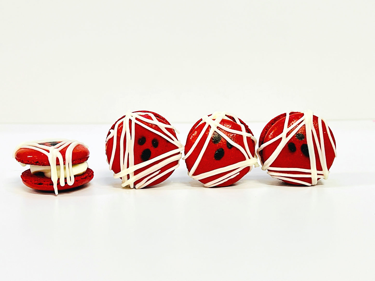 Mummy French Macarons (Red) | Available in 6, 12 or 24 Pack