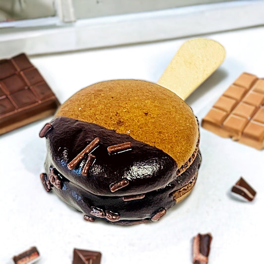 Milk Chocolate French Macaron Cake Pop | Available in 12 & 24