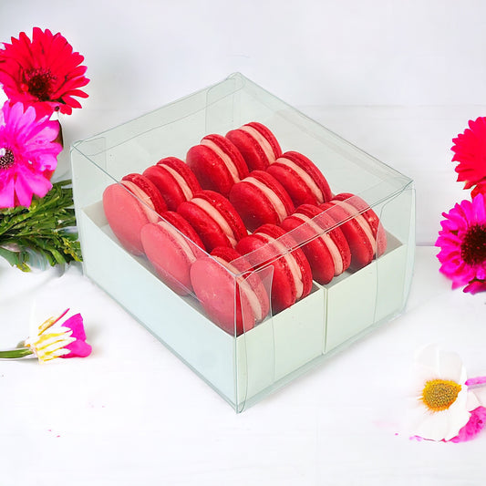 Strawberry Cream Macaron Sucettes En Gros | Available in 24 & 48 Sucettes