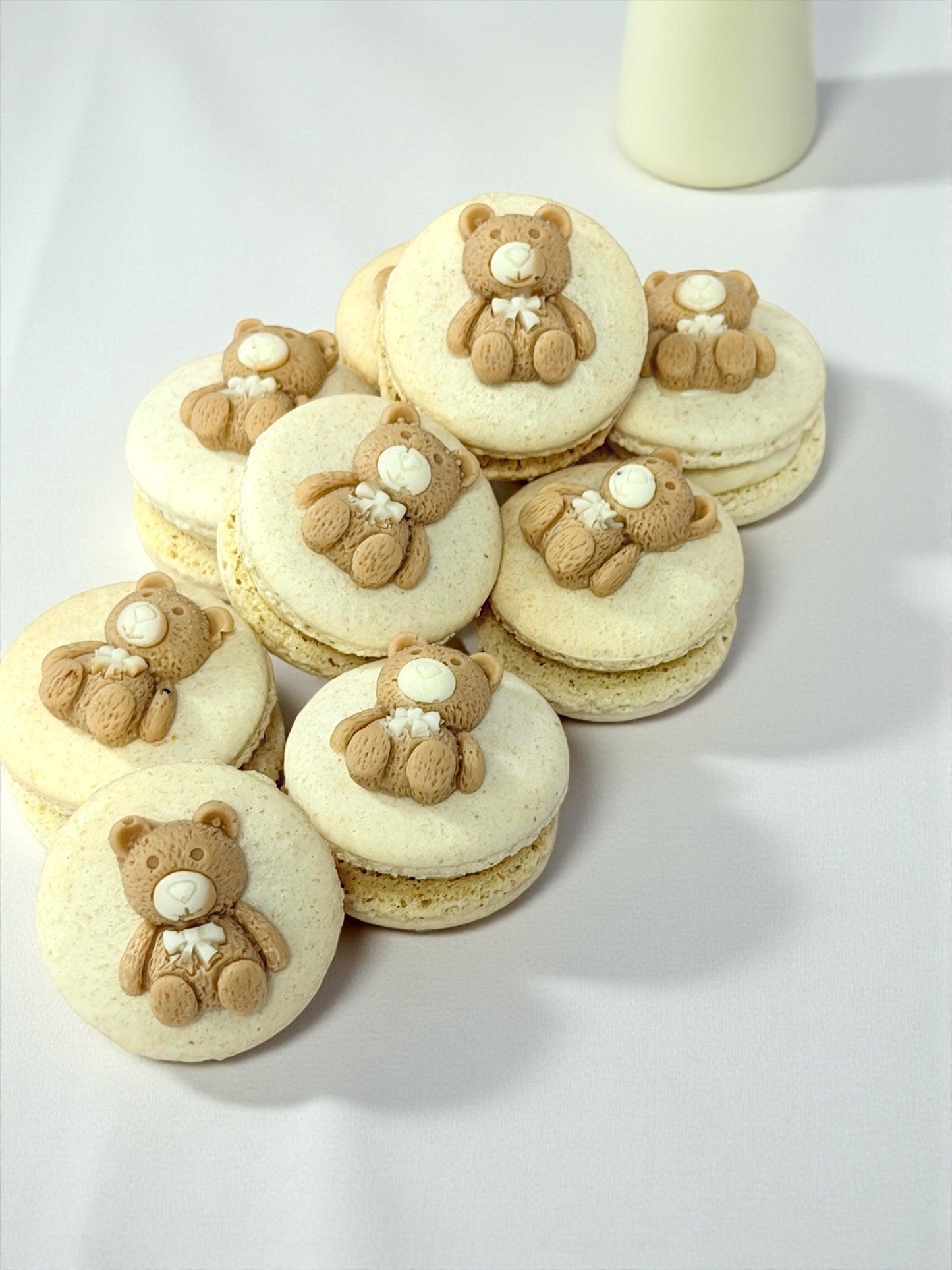 Teddy Hug Macarons – Sweet Brown Bear French Cookies for All Ages