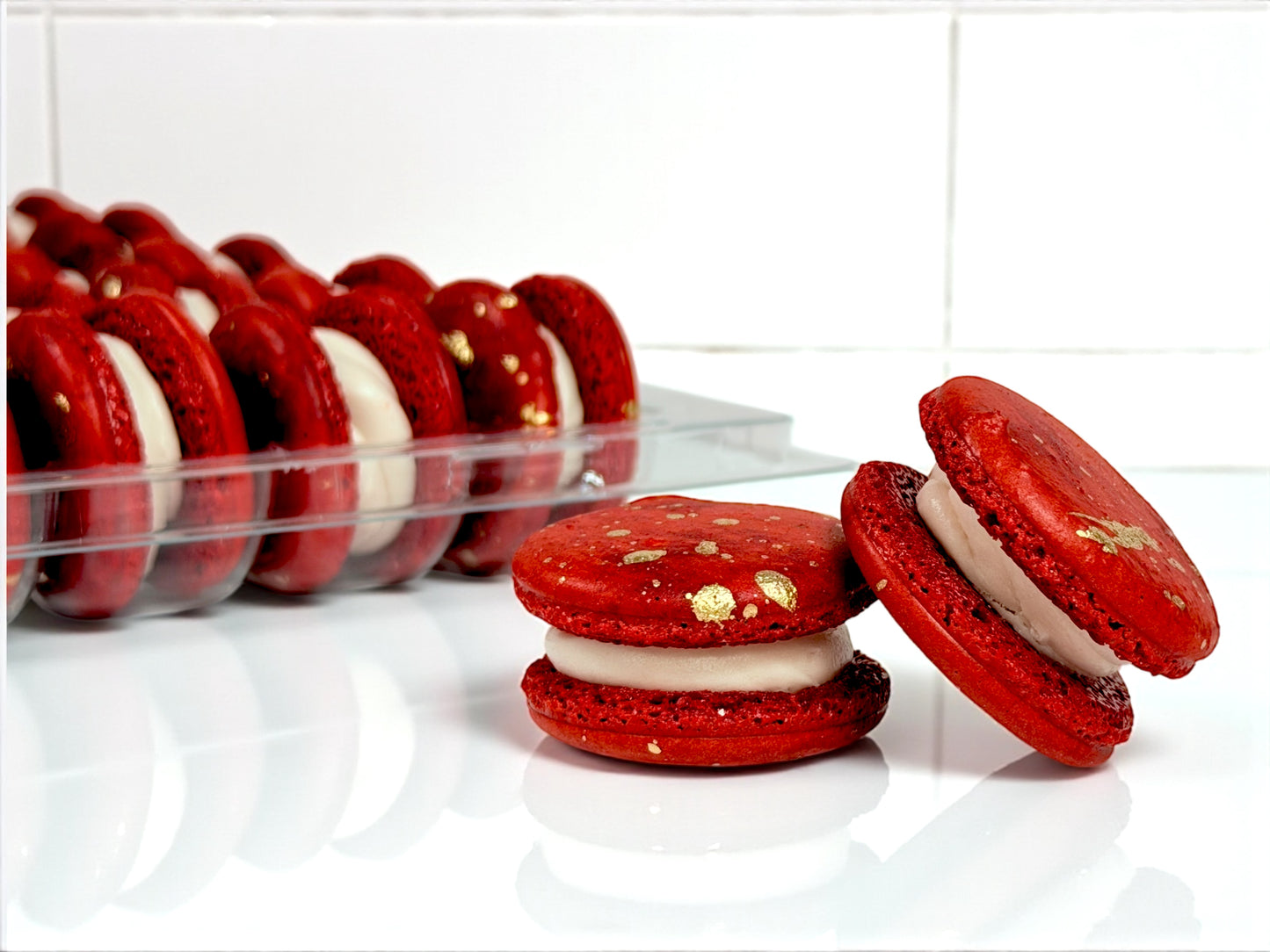 Raspberry Champagne French Macarons (Non-Alcoholic)
