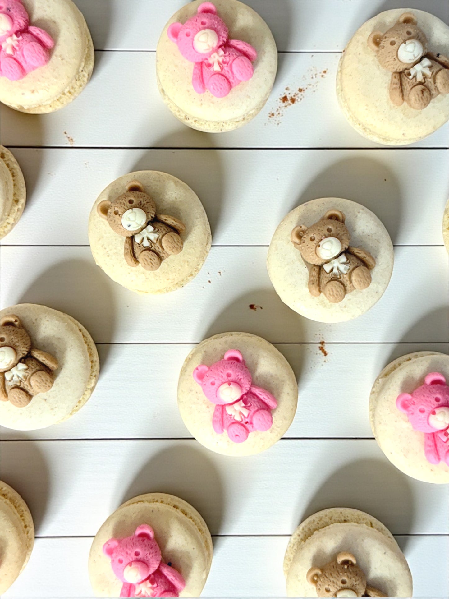 Teddy Hug Macarons – Sweet Brown Bear French Cookies for All Ages