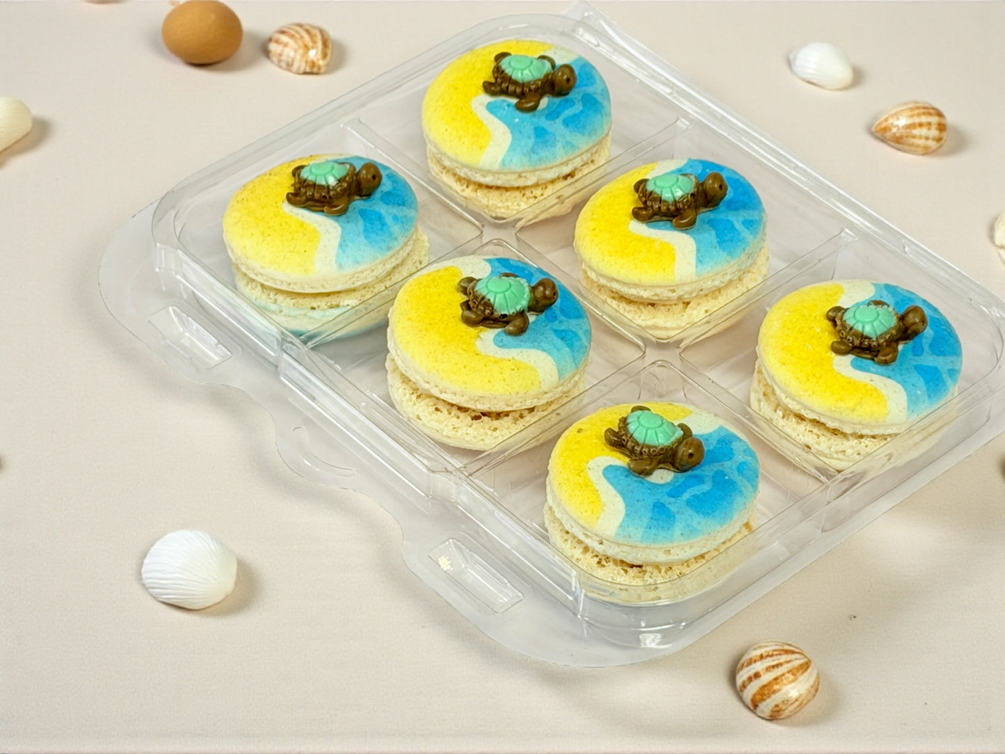 Turtle by the Shore French Macarons