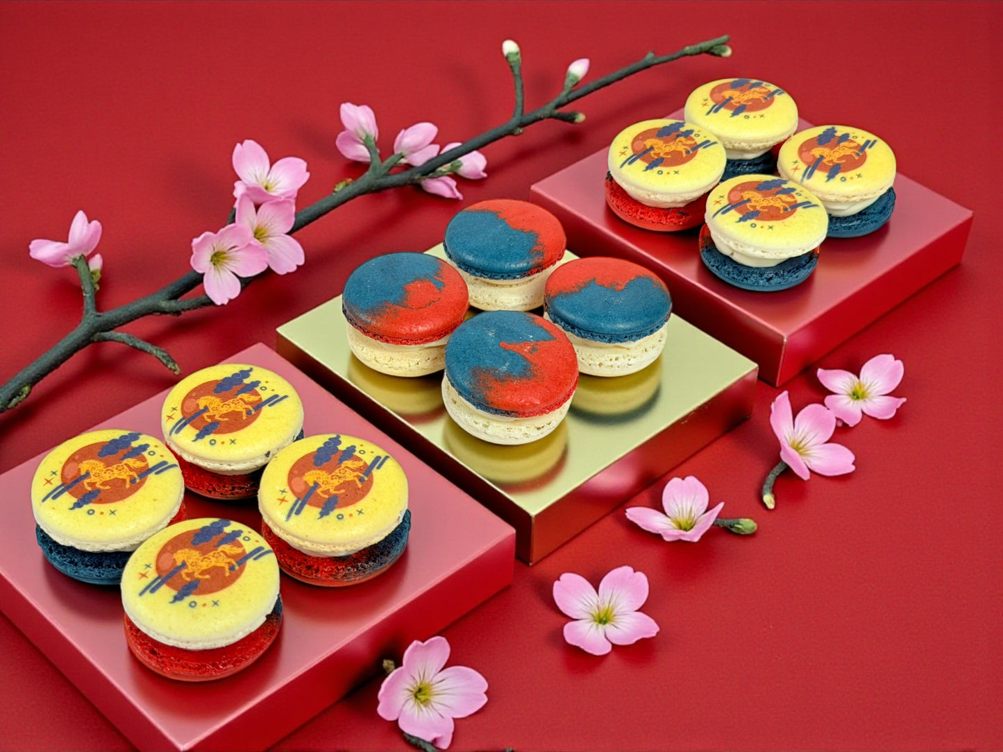 🧧 Imperial Horse New Year Macaron Set