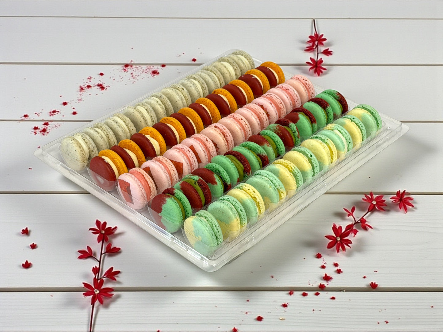 Imperial New Year Assortment — 50 Fresh Macarons