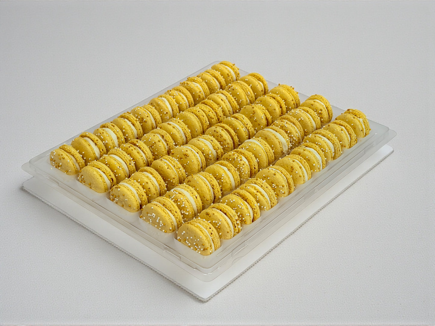50-Pack Toasted Almond Honey French Macarons