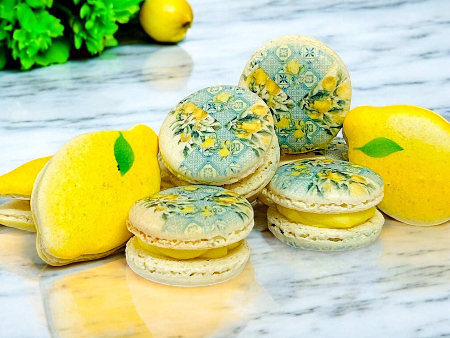 The Ultimate Lemon Dessert Tower – Sweet & Stylish! - Macaron Tower Included